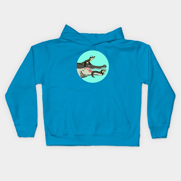 I love my kids. Kids Hoodie by Otterlyalice